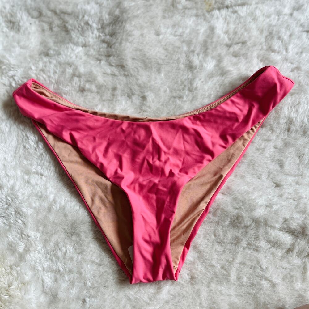 🍍2 / $20🍍 NWT JCrew | Pink Cheeky Bikini Cut Bottom | Size L | Preppy Swimsuit